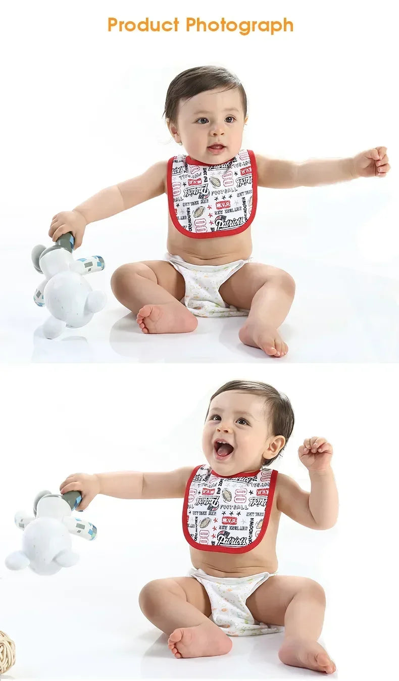 Baby Bibs for Children Waterproof Babys Bib Newborn Water Uptake Bibs Burp Cloths Things for Baby Stuff Feeding Boy Girl