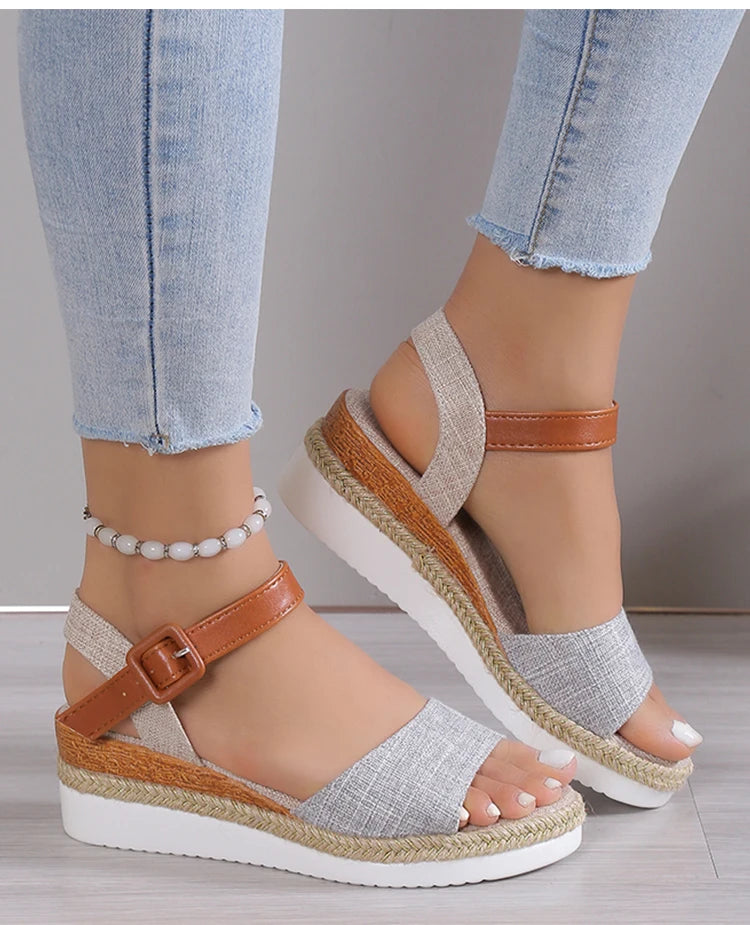 Fashion Shoes Sandals Women Wedge Sandals For Women Casual Women's Sandals Elegant Soft Female Zapatos De Mujer Footwear