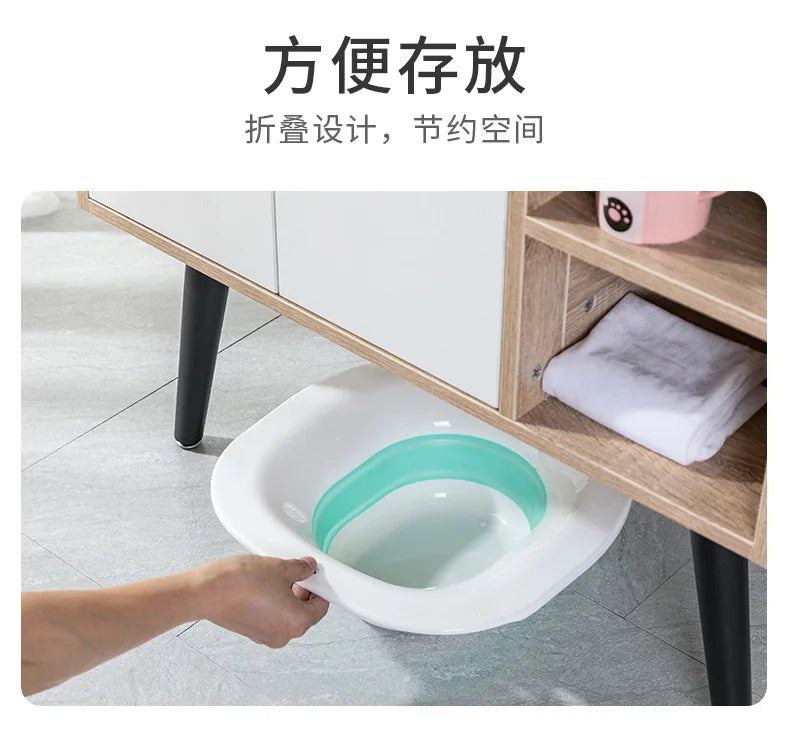 Bidet Folding Portable Bidet Maternity Self-Cleaning Private Parts Buttock Rinse Perineal Soak Bath Hemorrhoid Treatment Bidet