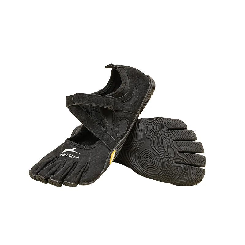 Non-Slip Five Toe Shoes for Women, GallonShark Flexible Barefoot Footwear with Strap for Dance & Gym