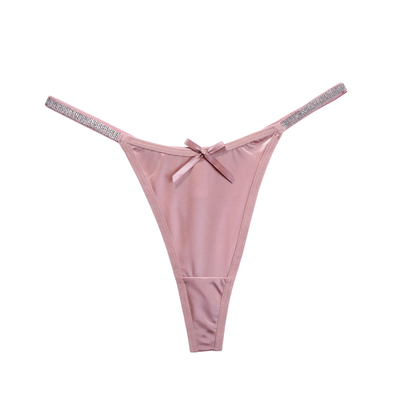 Thong Briefs for Women Soft Comfortable Solid Color Sexy Underpants with Thin Belt Female Lingerie Women's Thong