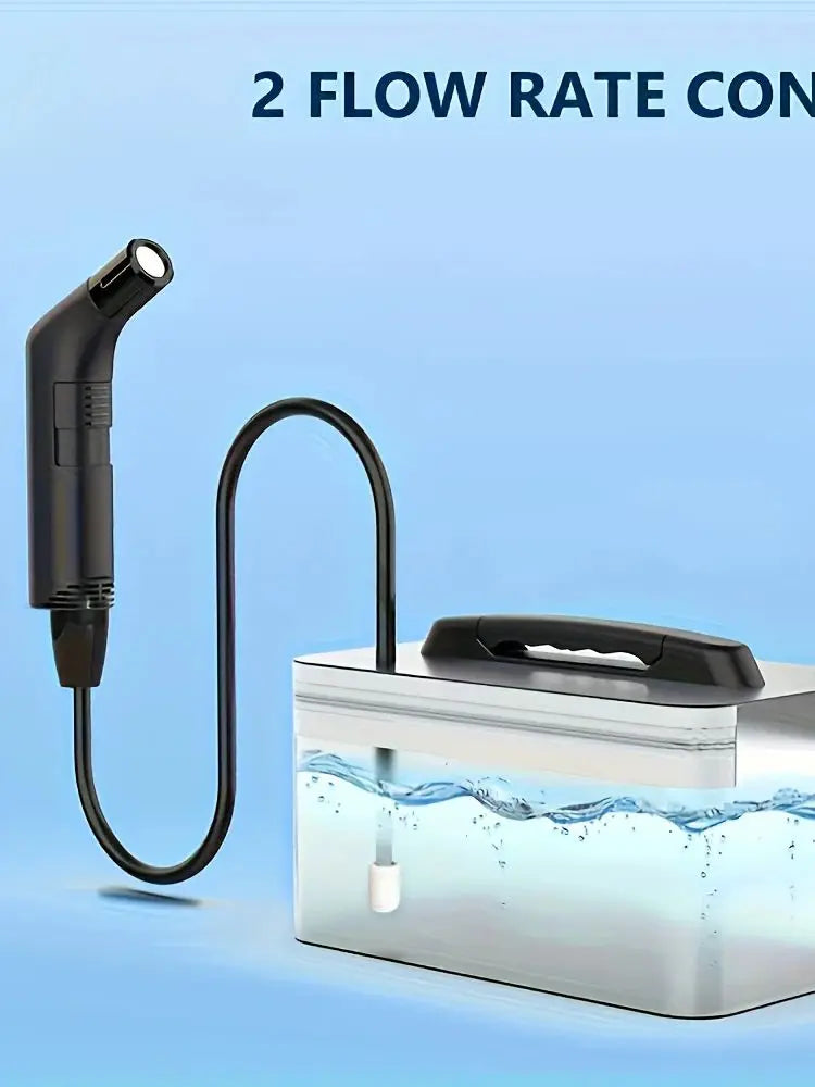 A Very Useful Portable Electric Bidet Sprayer with 2-Level Pressure Adjustment, Handheld Sprayer for Personal Hygiene - Rechargeable, with a Water Tank - Ideal for Travel, Camping, and Daily Use