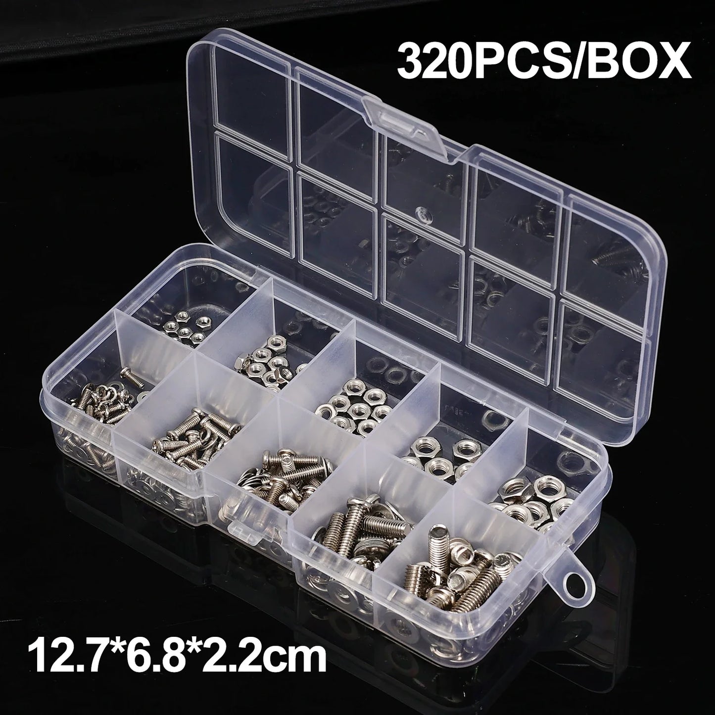 Stainless Steel Screws Nuts Set Cross Slotted Round Flat Washer Bolts Fasteners Nuts And Bolts Hardware Assortment Kits