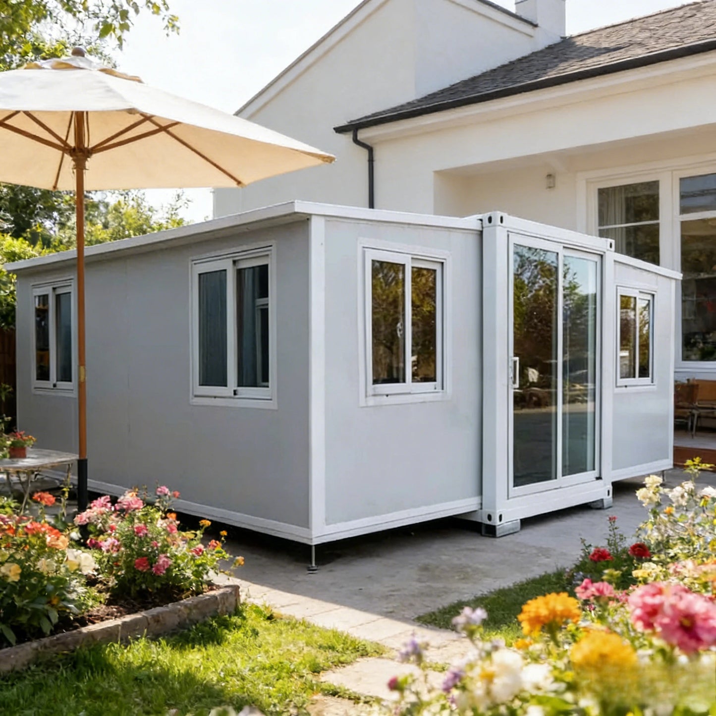 Customized Foldable Container House: Modular Living Spaces, Mobile Homes, And Portable Office Cabins Hot