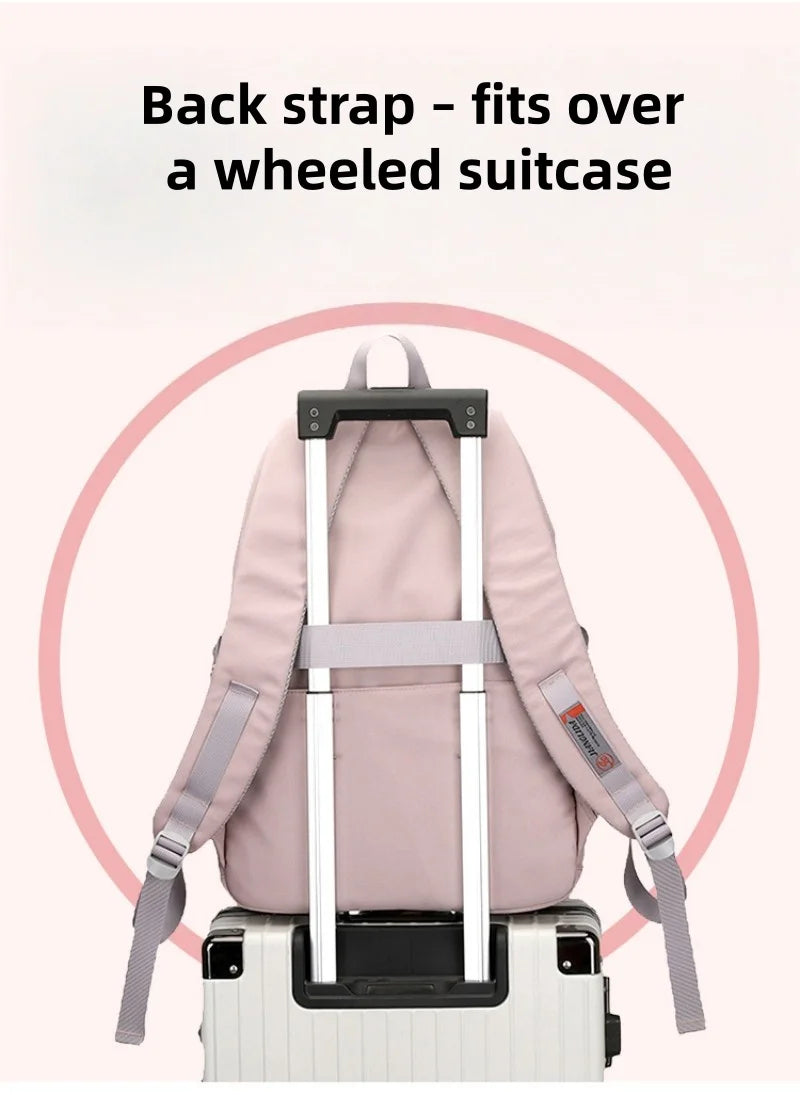 School Bag for Students Large Capacity Secondary School Pupils Backpack Lightweight Reduces Burden and Stress