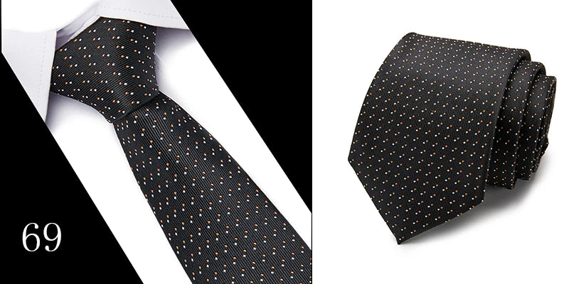 Hot Sale Necktie Man 7.5 cm Silk Tie Solid Color Gravatas Suit Accessories Fit Wedding Holiday Party