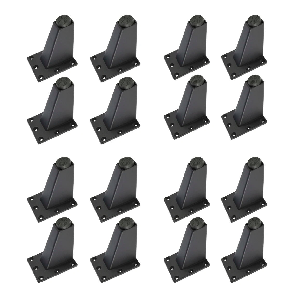 4~16 Pcs Adjustable Metal Furniture Leg Sofa Bed Table TV Cabinet Legs Non-Slip Support Foot Furniture Feet Thick Aluminum Alloy