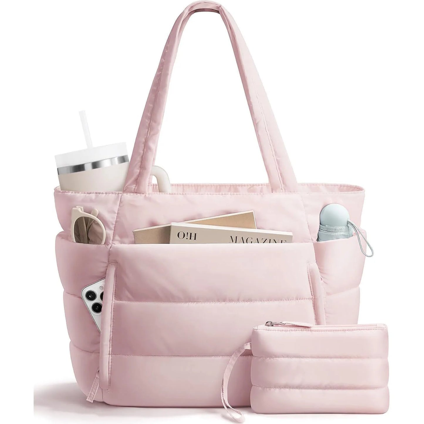 Women Tote bag large-capacity shoulder bag multi-functional travel toiletry makeup bag