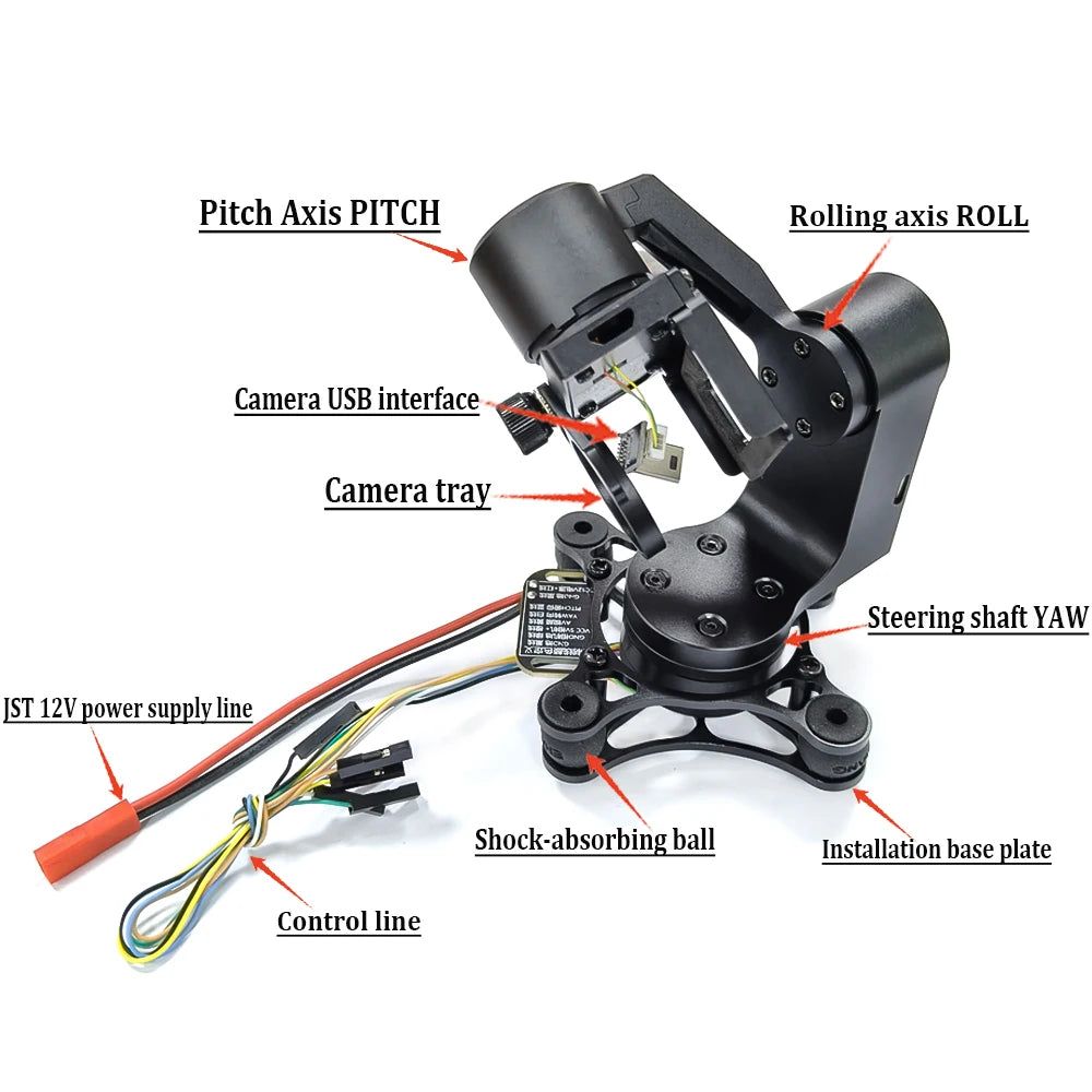 2 / 3 Axis Gimbal Storm32 BGC Lightweight Brushless Gimbal W/ Motors Free Debug 3-4S For Gopro3 Gopro4 SJ4000 Camera DIY FPV