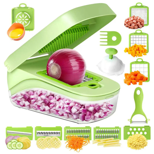 Vegetable cutting artifact Multifunctional grater Potato slicer Shredder Onion dicer Vegetable cutter
