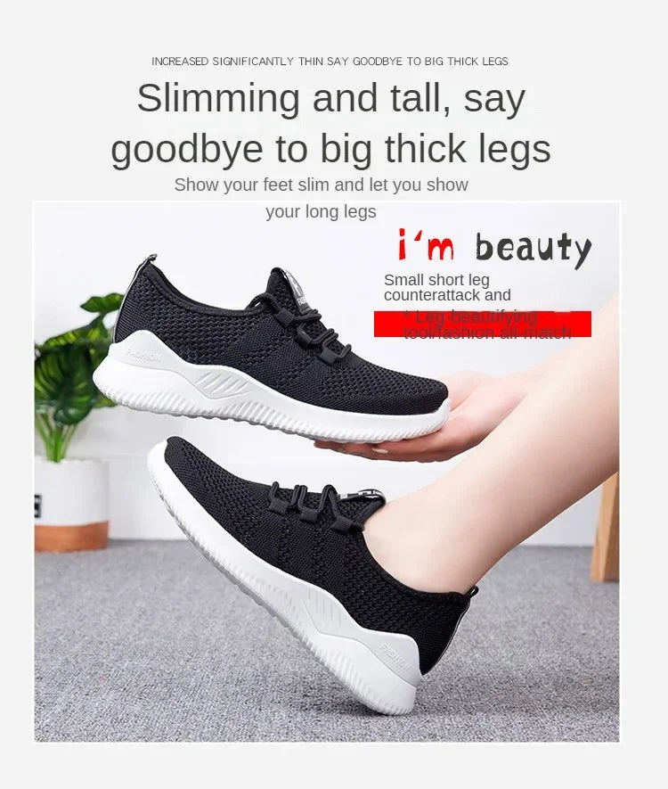 Women Casual Shoes Fashion Breathable Walking Mesh Flat Shoes Sneakers Women 2026 Gym Vulcanized Shoes Purple Female Footwear