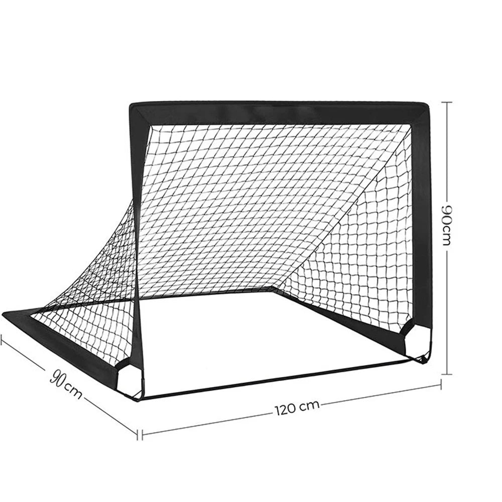 Soccer Goals for Backyard Set 2pcs Portable Training Football Net Indoor and Outdoor Children’s Football Match Door Frame