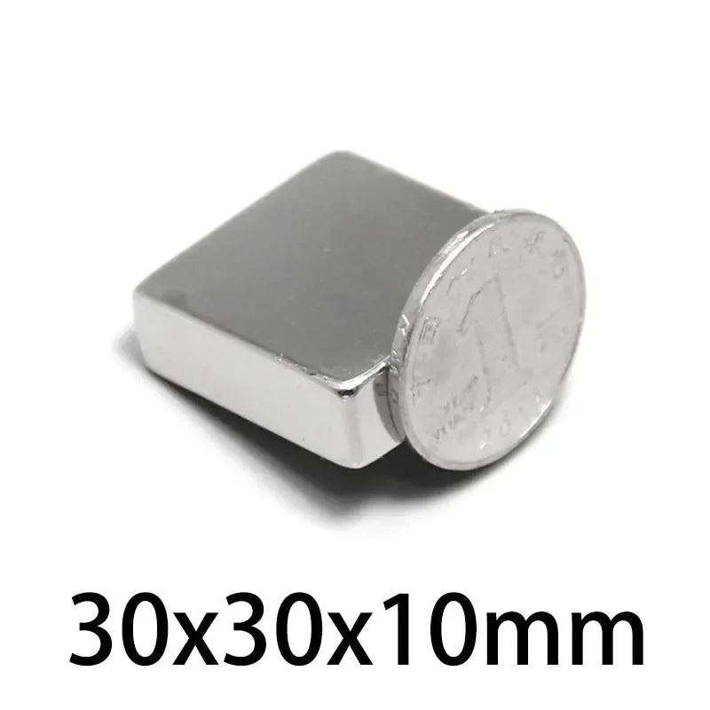 30x30x10mm Round Magnets 30x30x10mm Strong Powerful Magnetic for Fridge,DIY,Building,Scientific,Craft,Education