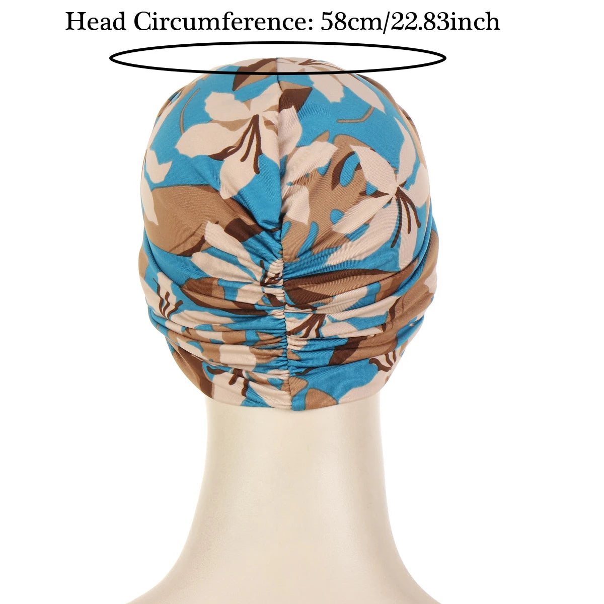 Soft Elastic Colorful Muslim Inner Hijabs Women Islamic Muslim Hijab Instant Turban Cap For Ladies Stripe Bohemia Print