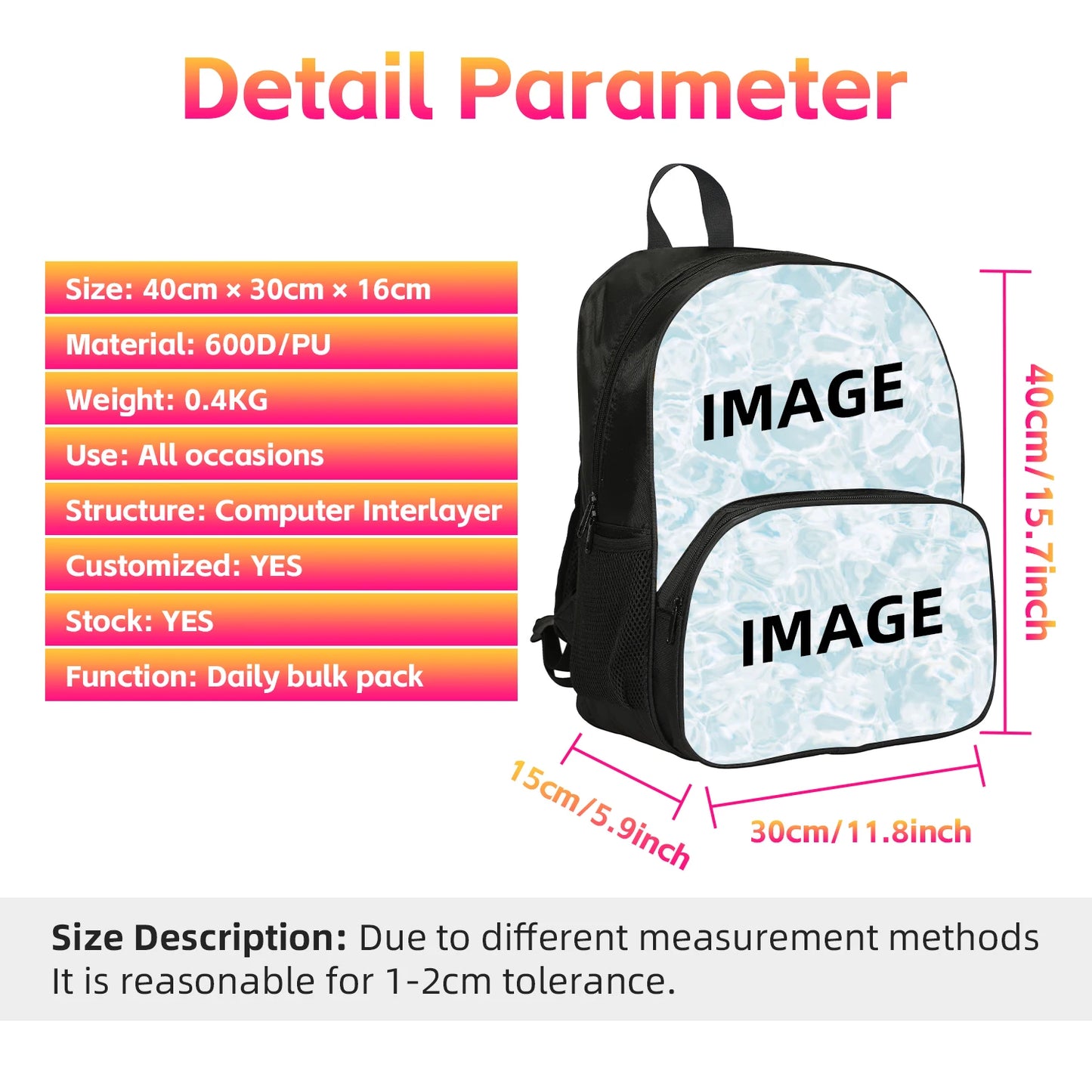 Kids Backpacks Just Shapes & Beats Student Anime School Bags Children Outdoor Sport Travel Rucksack Gift