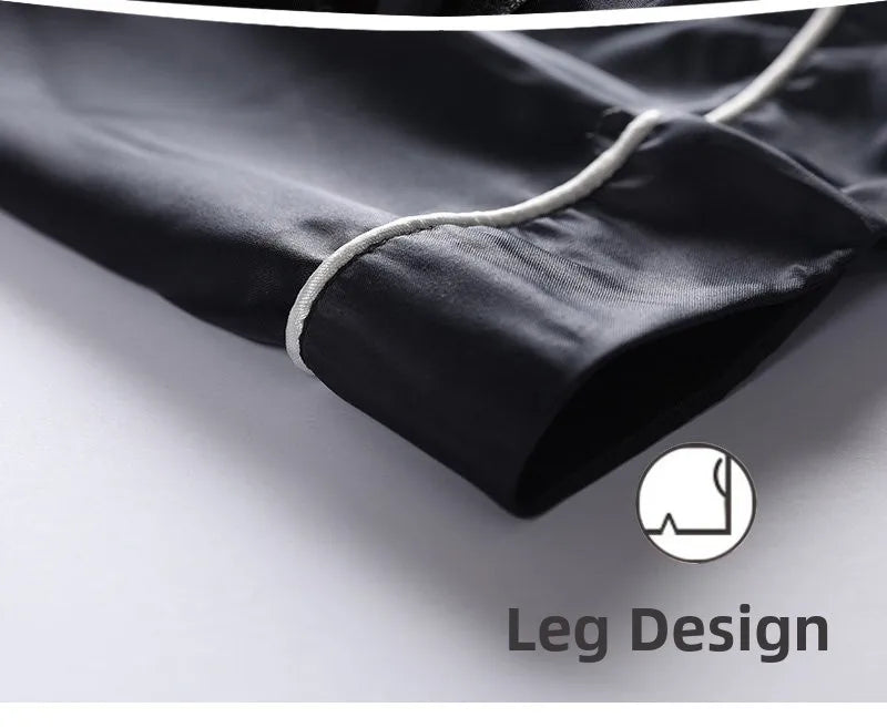 Ice Silk Sleep Pants Long Loose Fit Home Clothes for Men And Women plus Size Simulated Silk Single Piece Couple Home Pants