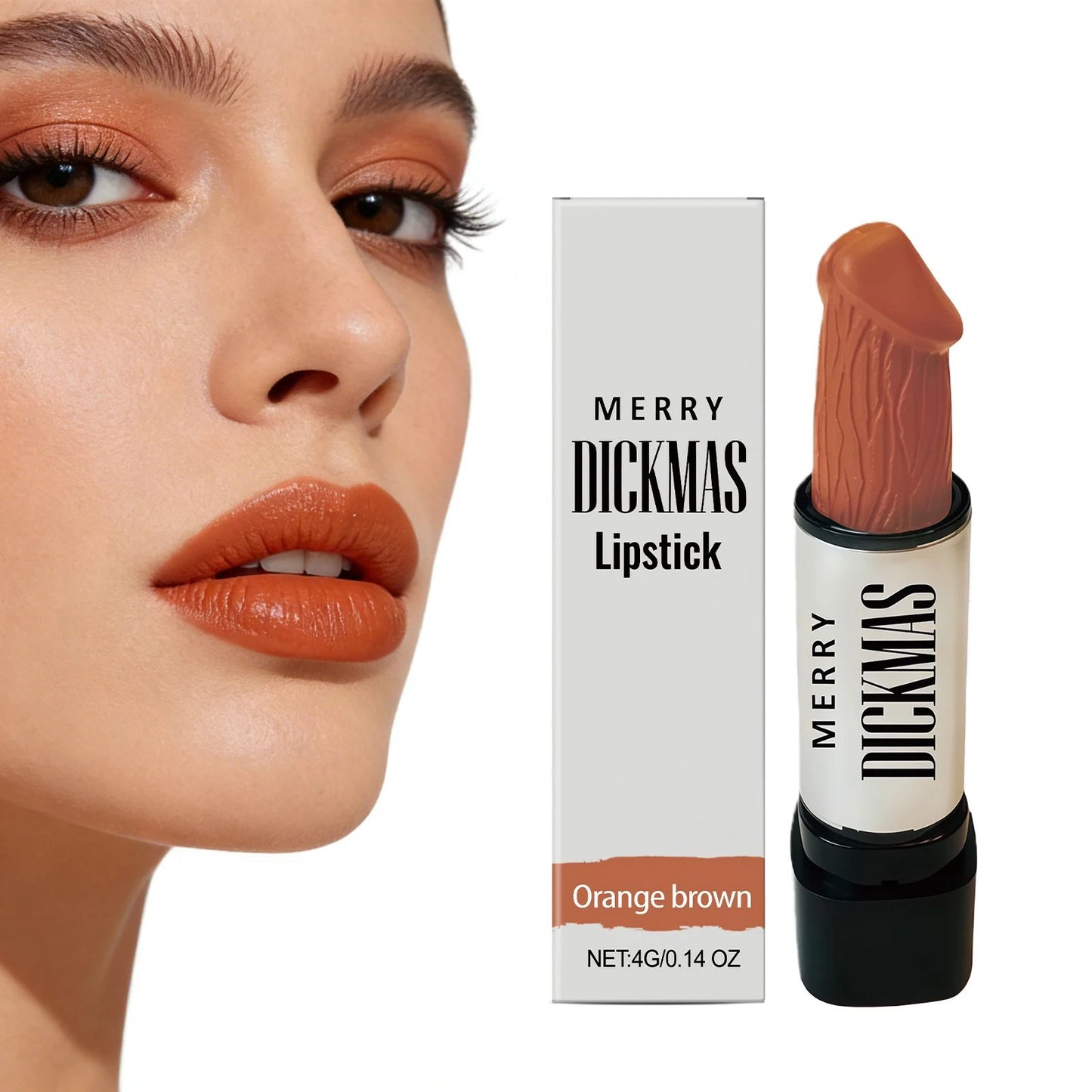 Party Lipstick Waterproof Long-Lasting Moisturizing Lip Gloss Festival Gift Rose Pink, Bright Red, Dark Purple, And Orange Brown