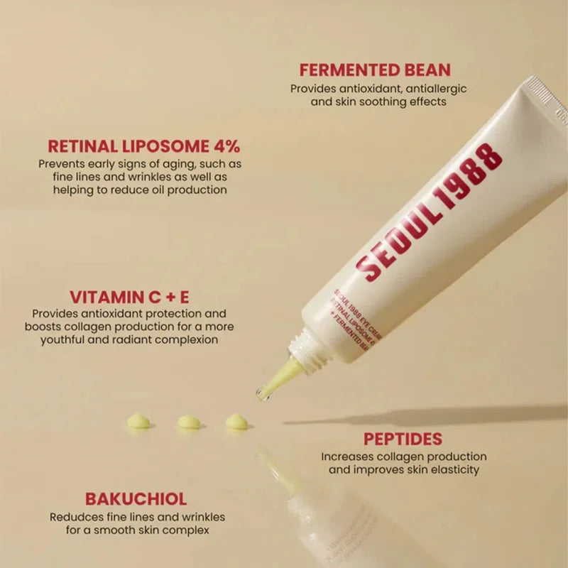 Korean Brand Skin Care Set Seoul 1988 Anti-aging Brightening Eye Cream Sunscreen Anti-wrinkle Essence Rice Cream Essence Water