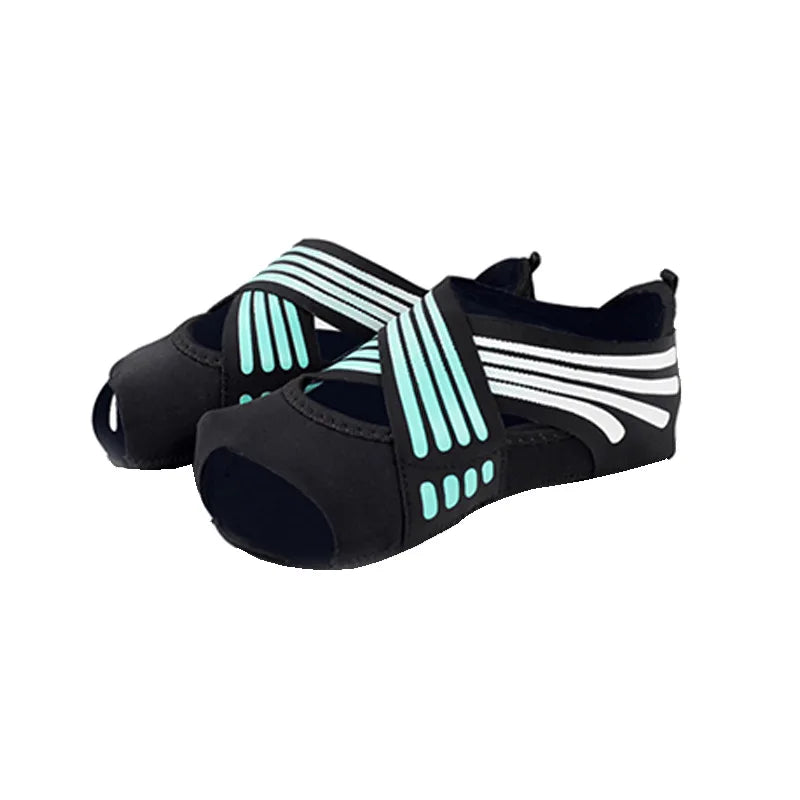 Women's Yoga Shoes with Soft Soles Pilates Shoes Five-Toe Training Yoga Socks Dance Shoes Backless Sock Footwear