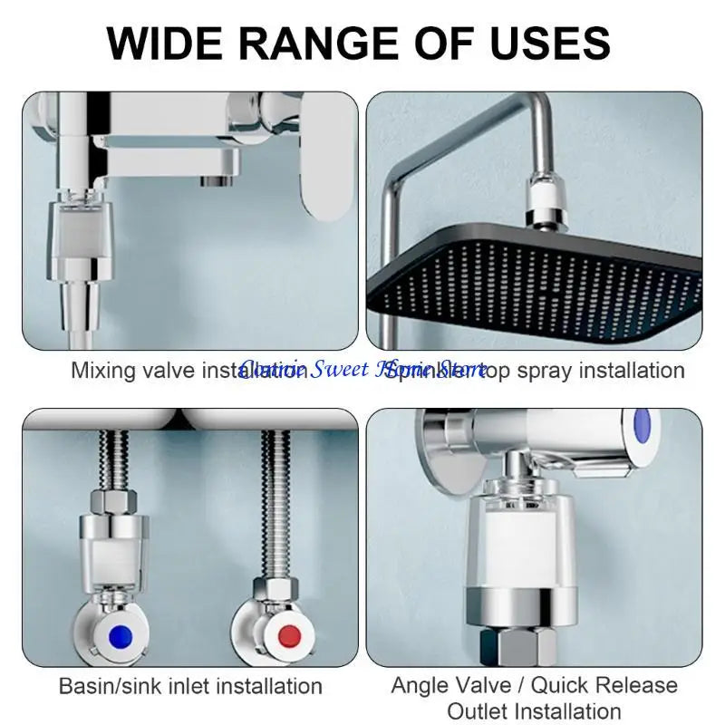 LXAF Household Electric Water Heater Inlet Filter Strong Dirt Filter Water Outlet Purifiers Tap Water Filter Accessories