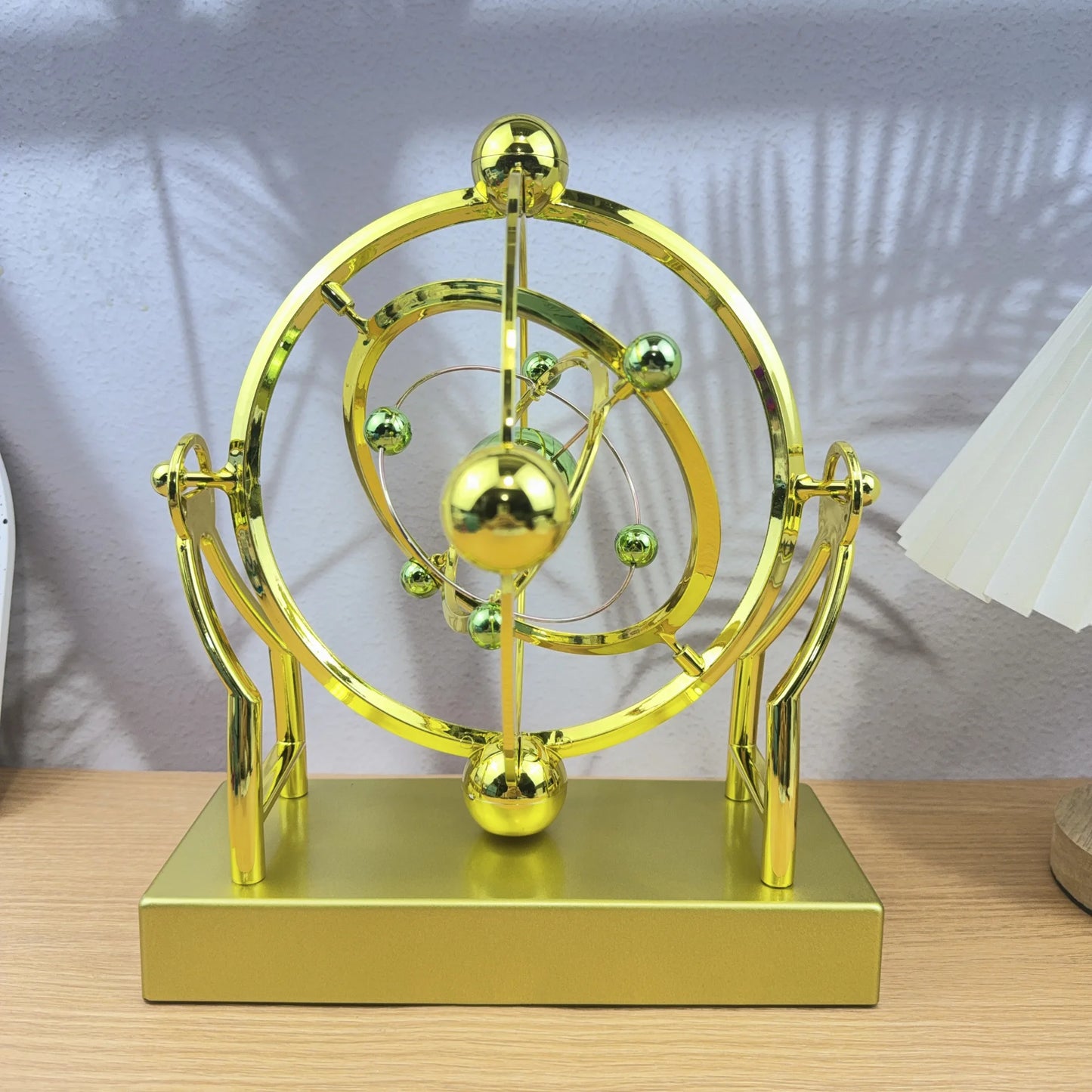 Perpetual Motion Machine Toy Decoration Living Room Physical Cosmic Rotating Ball Desktop Science Educational Toys For Kids Gift