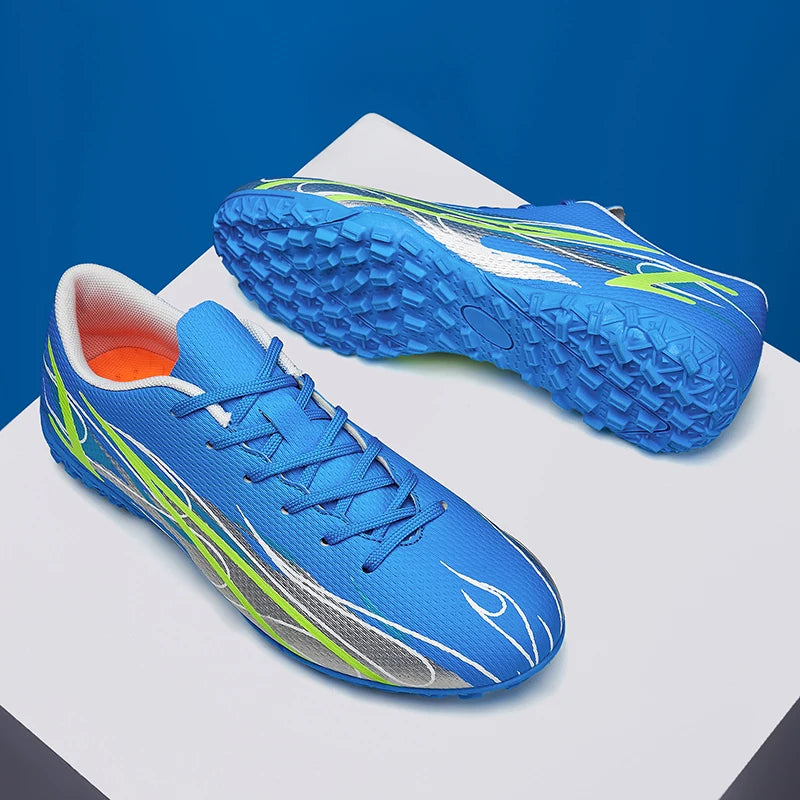 Large Size 46 47 Football Shoes for Men Training Sports Matches Artificial Grass TF Spike Cross-Border Shoe Male Footwear