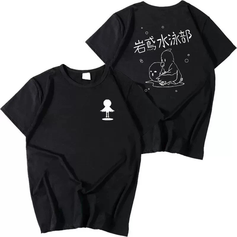 Free Iwatobi Makoto Tachibana Cosplay T Shirt Anime High School  Nagisa Hazuki T-Shirt Cotton Short Sleeve Tees For Men Women