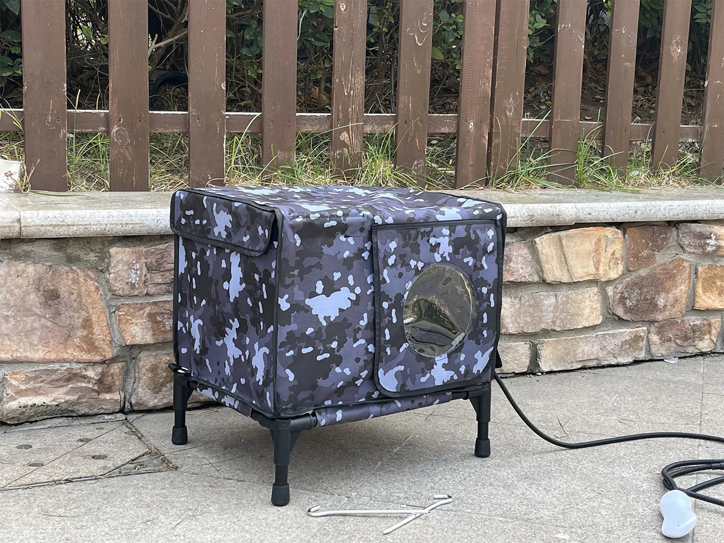 Cat litter Outdoor heating and insulation Cat litter Foldable  cage  delivery room Pet house Universal in all seasons