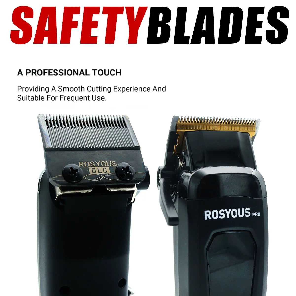 Professional Electric Hair Clipper 106 Hair Trimmer for Man 7500RPM with Base 5-adjusted DLC Blade Barber Machine
