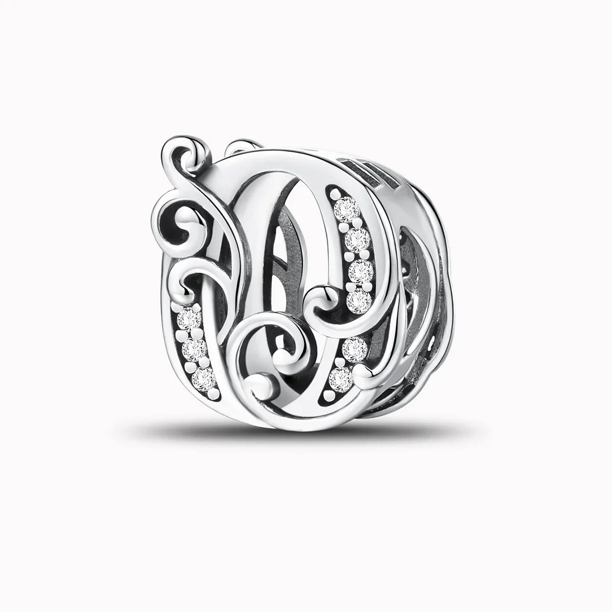 925 Sterling Silver English Letter Charms Beads Fit Original Pan DIY Bracelets Making Gift Of High Quality Fine Jewelry