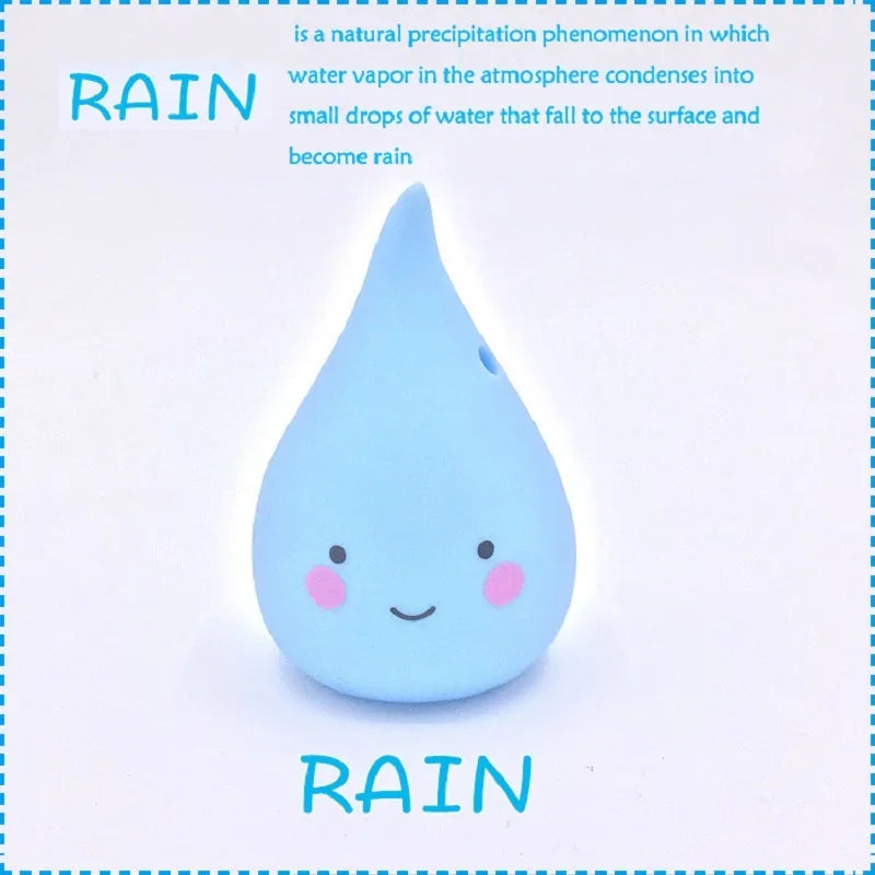 Baby Bathing Toy Kids Cute Weather Clouds Water Spray Sprinkler Bathroom Sprinkling Shower Swimming Water Toys For Children Gift
