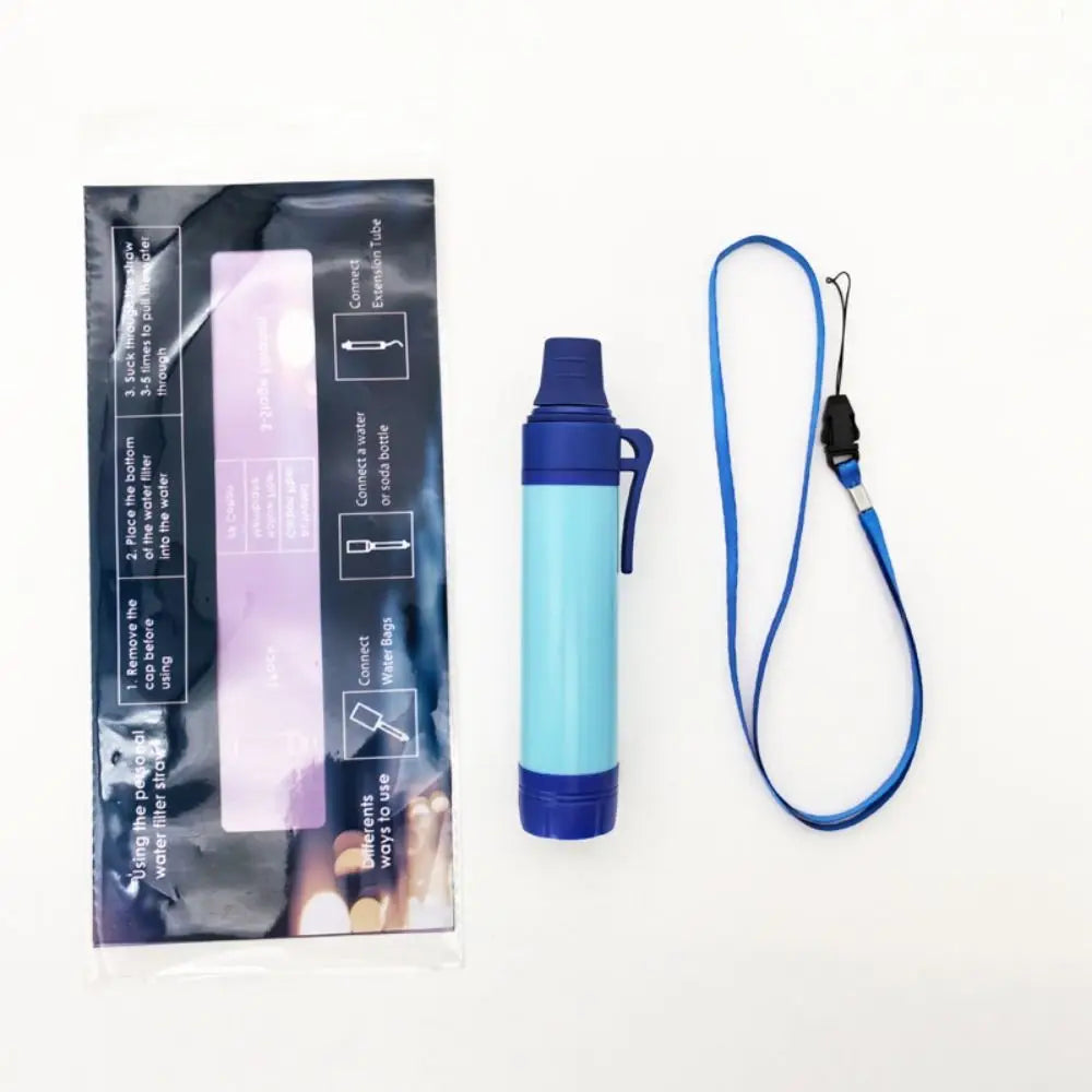 Mini Mini Water Filter Straw Purifier Direct Drinking Purification Water Filter Survival Straw Drinking Water Filtering Straw