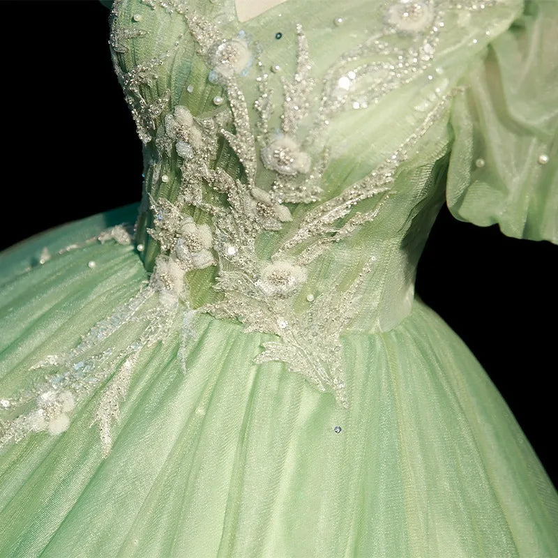European and American Evening Dress, Voice, Vocal, Piano Art Exam, Solo Performance, Puffy Dress, Host Dress, Adult Ceremony