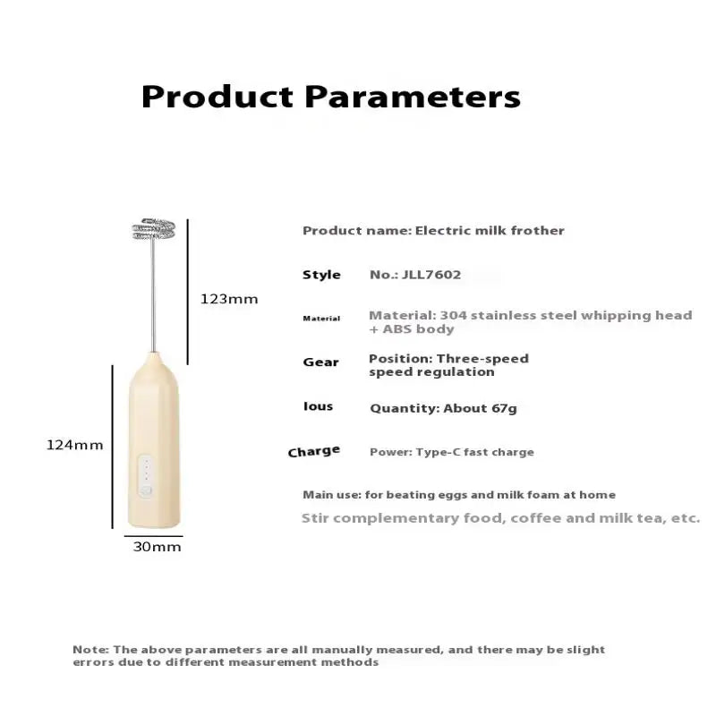 1 Pc Electric Milk Frother Handheld Egg Beater Foamer Coffee Maker Blender Mixer Mini Portable Blender Kitchen Tool