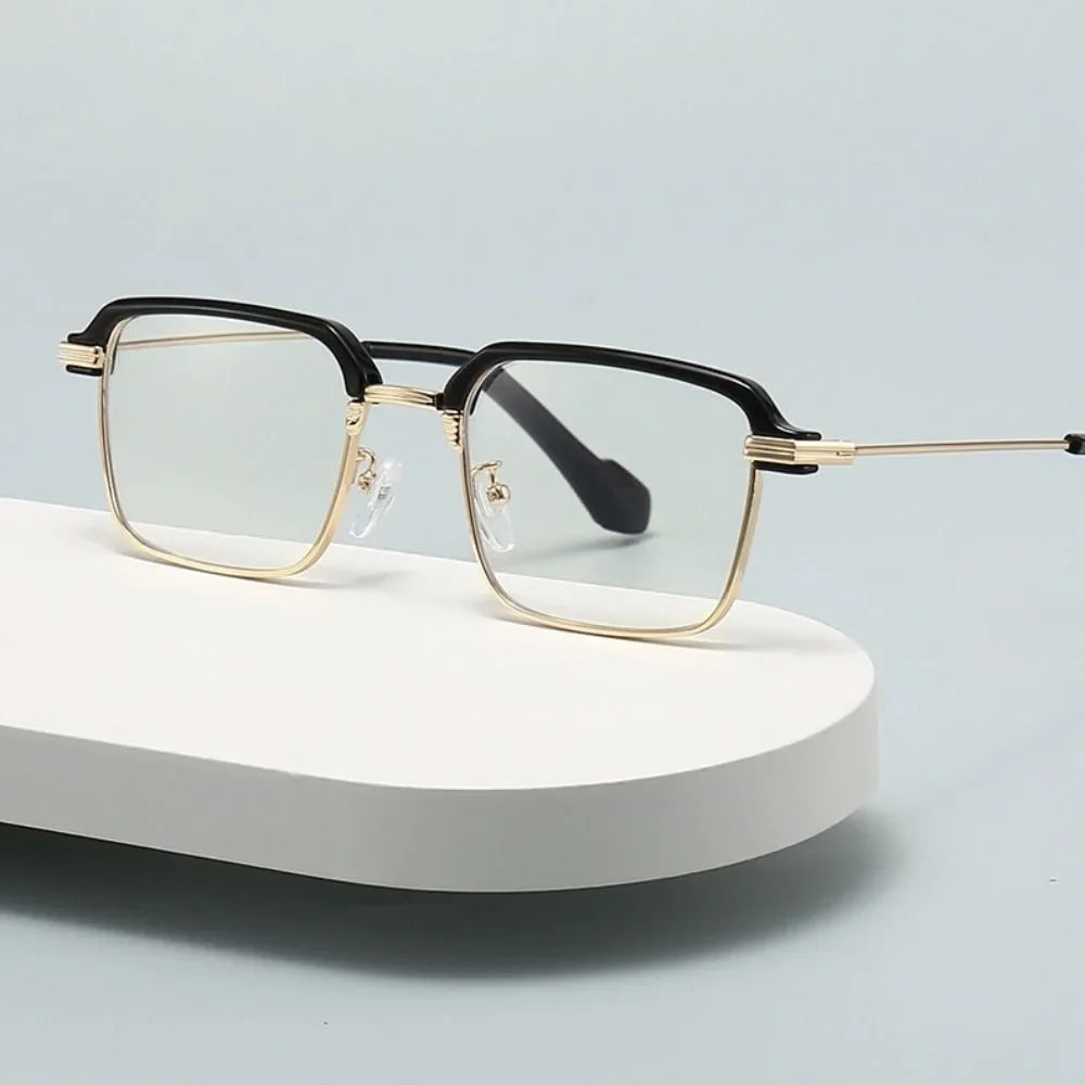 Photochromic Reading Glasses High Definition Men's Anti-blue Presbyopia Eyewear Metal Fashion Classic Hyperopia Eyeglasses