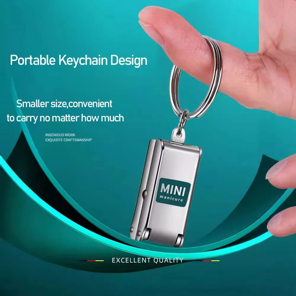 Nail Clippers Collapsible Portable Travel Fingernail Nail Scissors Cutter Stainless Steel Manicure Tools