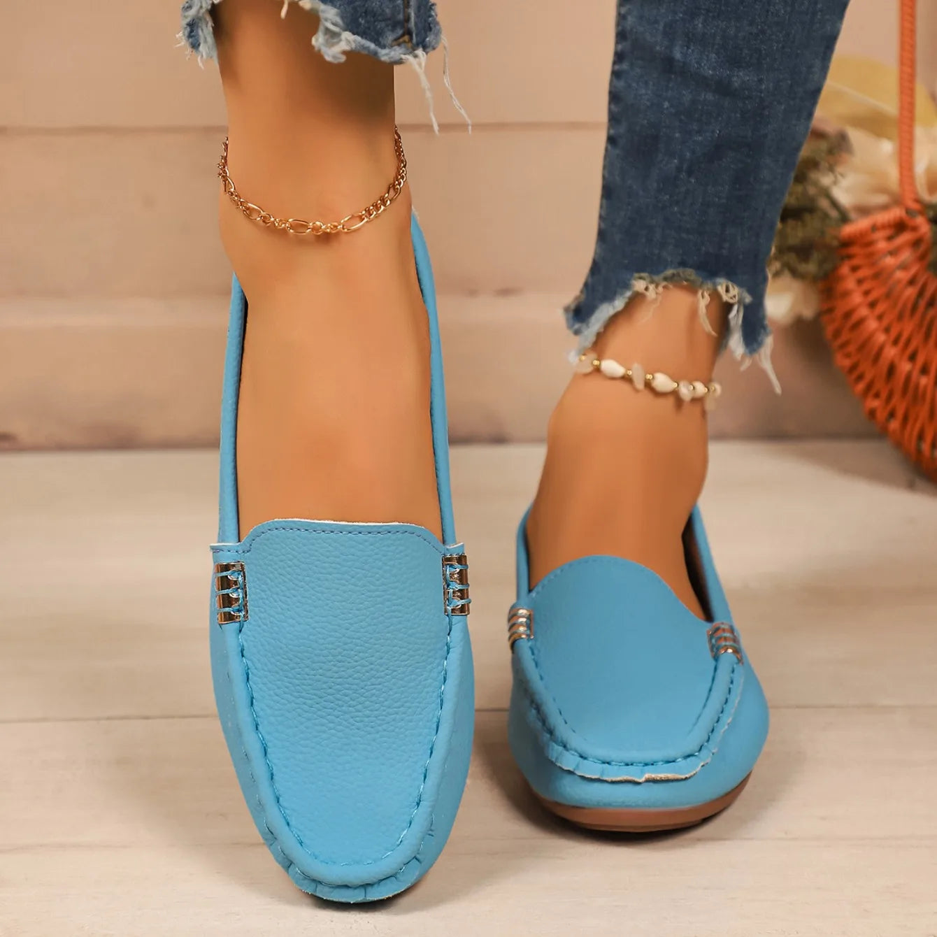 Women Loafers 2025 New Lightweight Shoes for Women Comfortable Casual Sneakers Slip on Ballet Flat Shoes Women Zapatos De Mujer