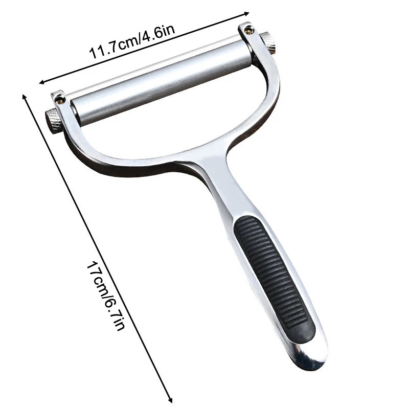 Cheese Shaver for all Cheese Types - Adjustable Steel Wire Mozzarella & Cheddar Cutter