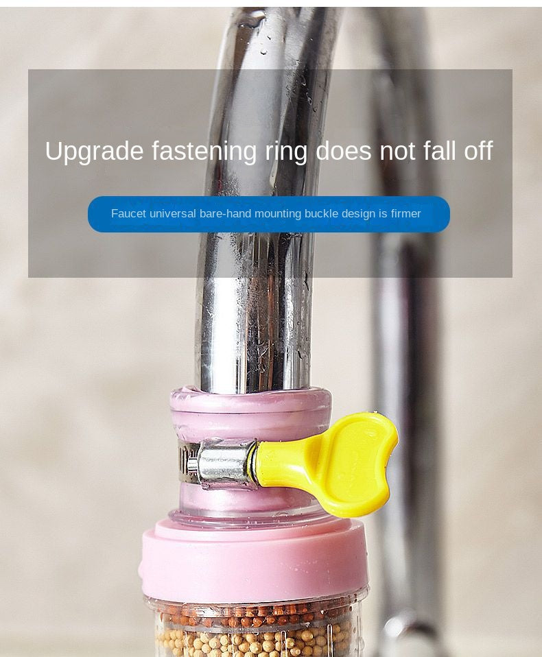 Faucet Filter Kitchen Household Water Purification Tool Six-layer Splash Proof Universal Shower Extension Filter