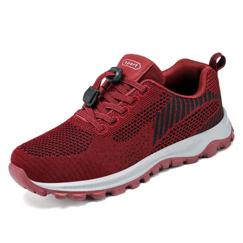 2025 Women Sneakers Fashion Platform Lace Up Casual Sports Shoes Comfortable Running Ladies Vulcanized Shoes Female Footwear