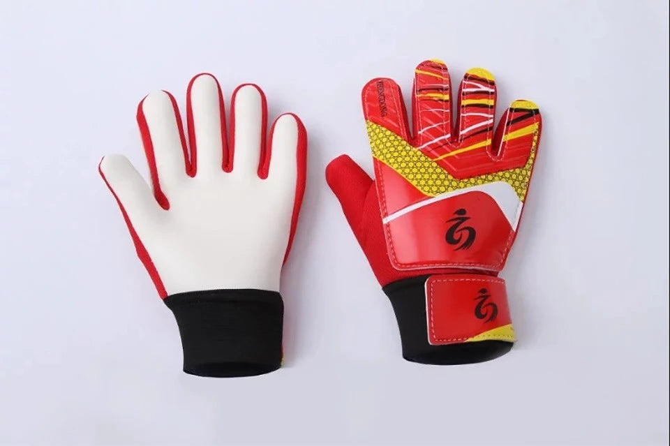 Loogdeel Football Goalkeeper Gloves Finger Protect Thickened Anti-slip Wear-resistant Adult Child Soccer Training Sports Gloves