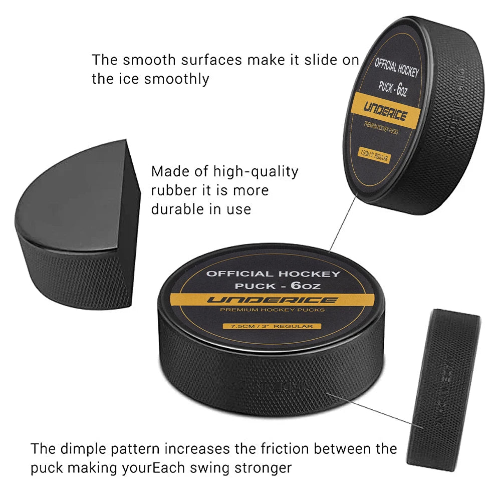 5/10pcs Hockey Puck Ice Hockey Pucks Solid Ball for Practicing Classic Training Hockey Accessories