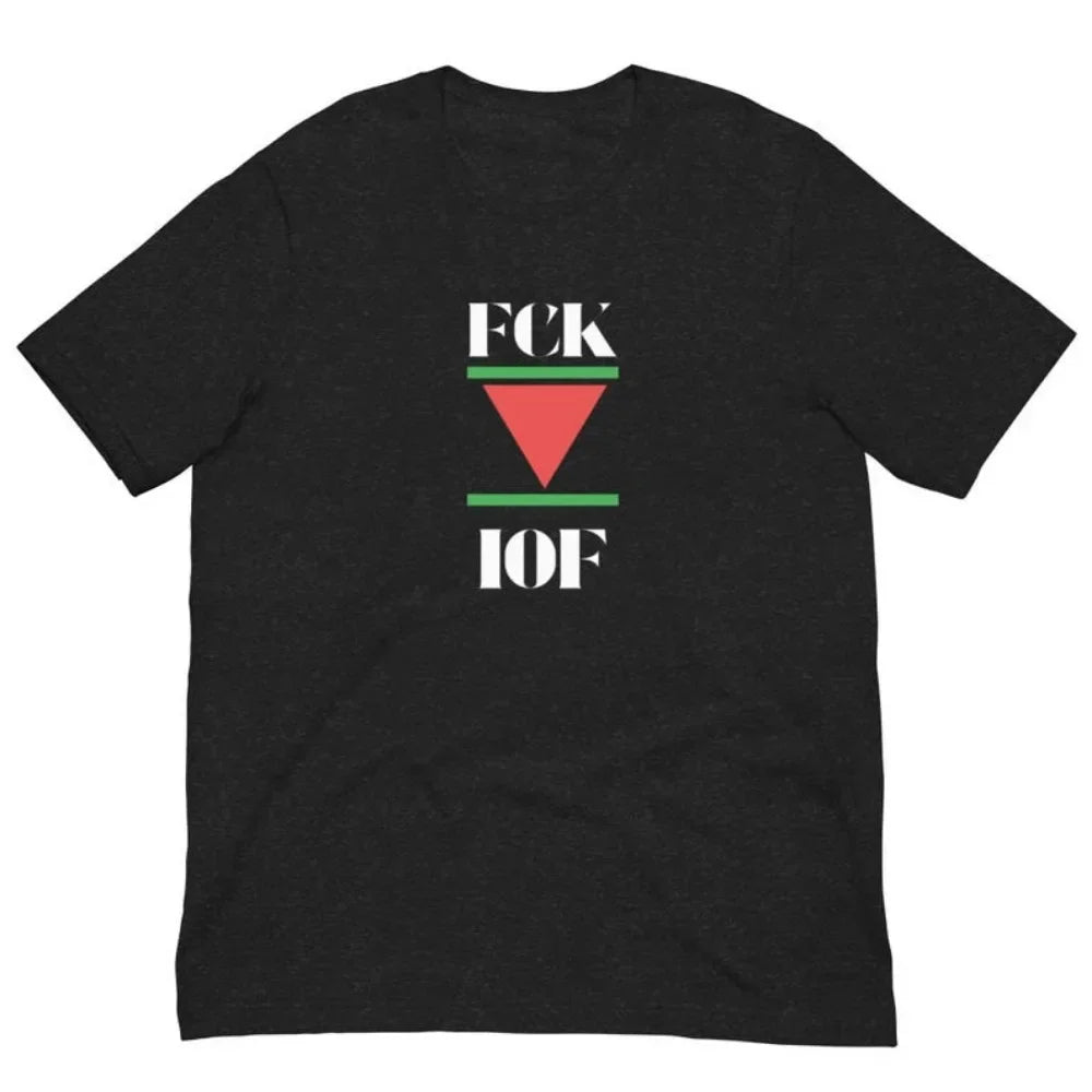 Palestine T Shirt Red Triangle Palestinian Resistance Tee Graphic Political Shirt Clothing Land Back Leftist Activism