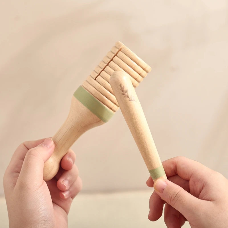 Wooden Montessori Musical Instruments for Baby, Xylophone, Rattle, Drum, Music Enlightenment, Educational Toys , Christmas Gift