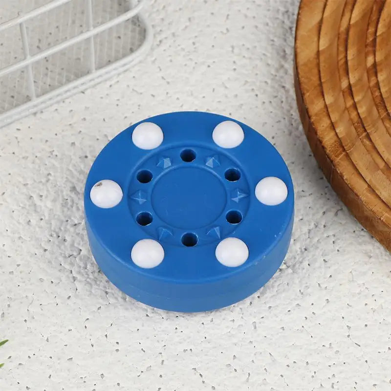 New Inline Roller Hockey Training Puck With 6 Balls For Street Hockey Skate Practice Passing Skill Builder