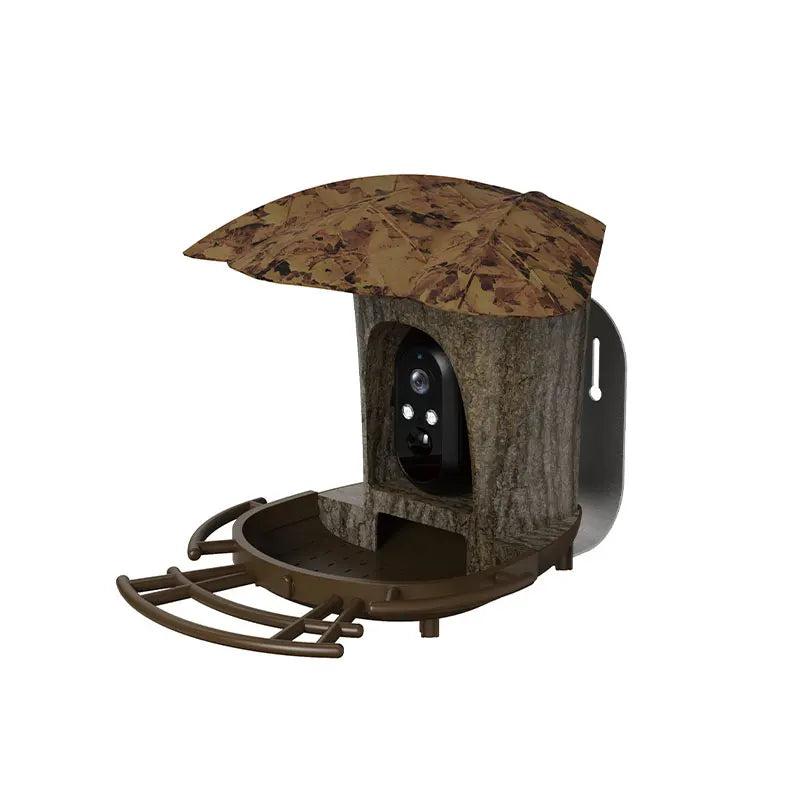 BF1 Smart Bird Feeding Camera 180° Wide Angle Lens 7m PIR Motion Sensor Support Solar Panel Power Supply Multi-color Option