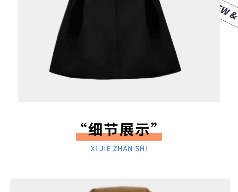 Fashion Wool Vest for Women Autumn and Winter Double-Sided Wool Mid-length Waistcoat Coat Elegant Female Horse Clip Tops Jacket