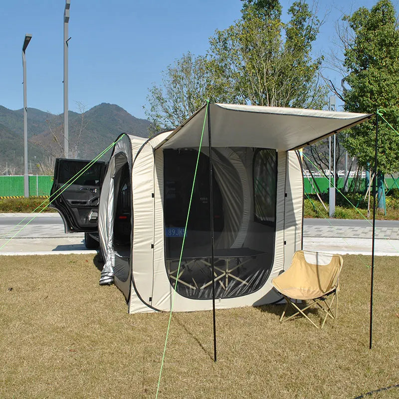 Car Rear Automatic Tent, Car Tailgate Tent,Pop Up Car Rear Tent, SUV Tents Car Tents for Campers Multipurpose Truck Tent