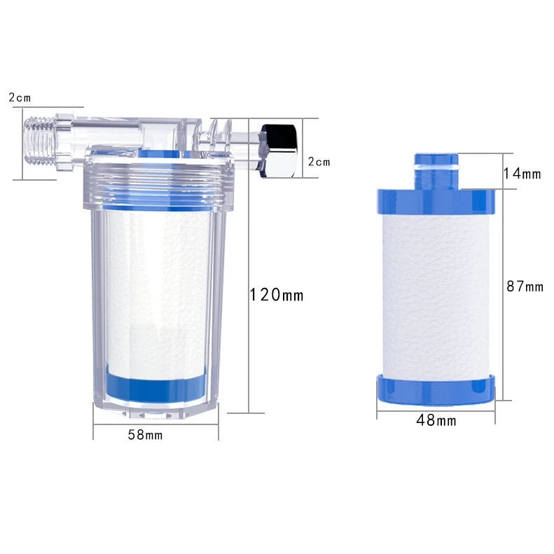 Universal Water Pipe Filter PP Cotton Shower Bath Sprayer Strainer Faucet Water heater Purification Kitchen Bathroom  Fittings