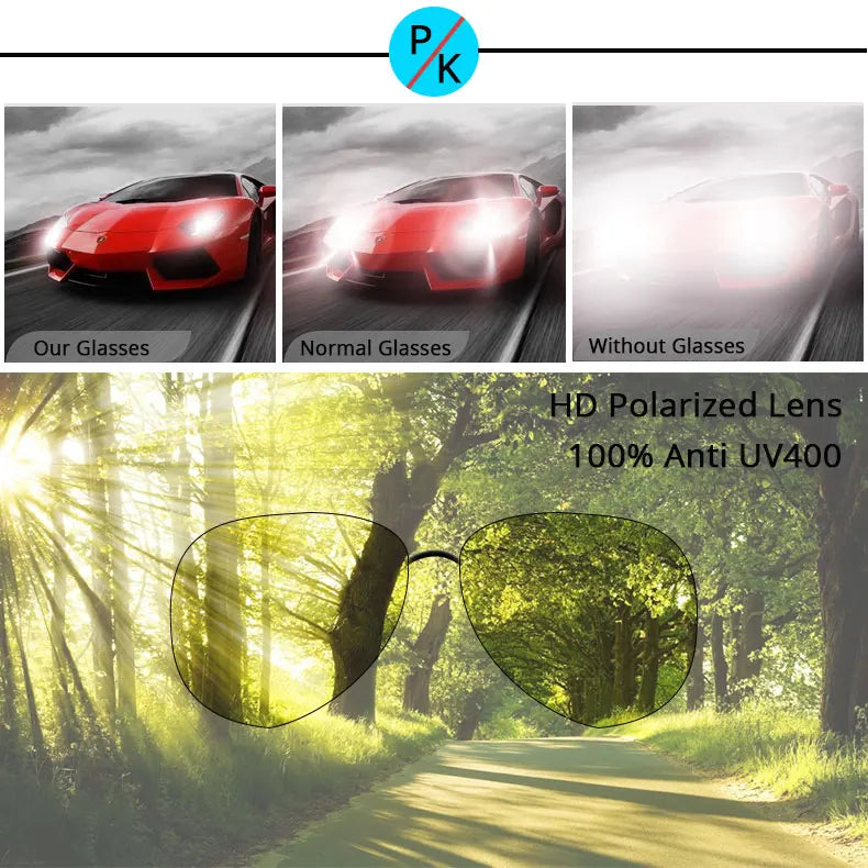 Folding Sunglasses Polarized Shade 100% Anti UV400 Summer 2023 New Square Sun Glasses For Large Face Women Men Sun Protection